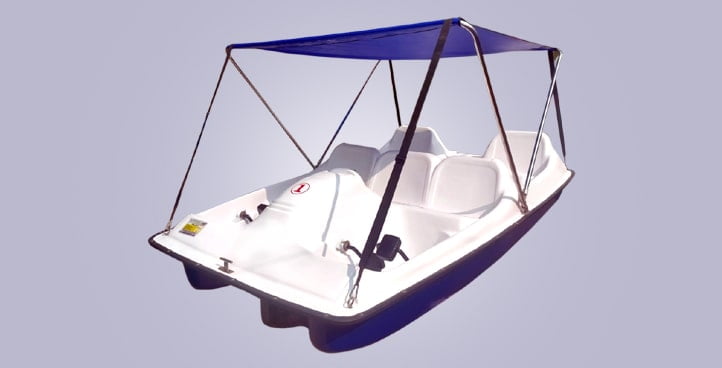 4 Seater Pedal Boat with Canopy Car Model